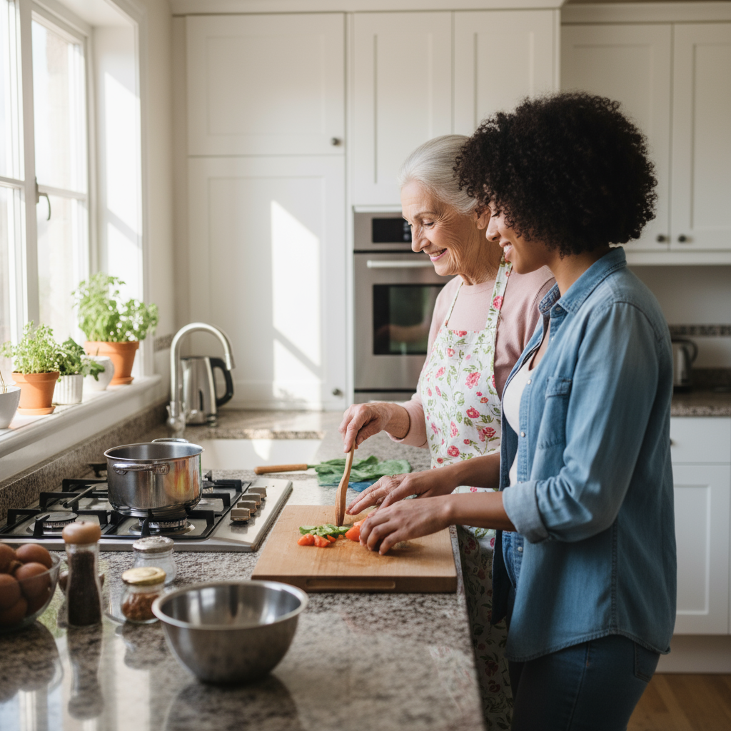 Bild zeigt Küchenhilfe für Senioren